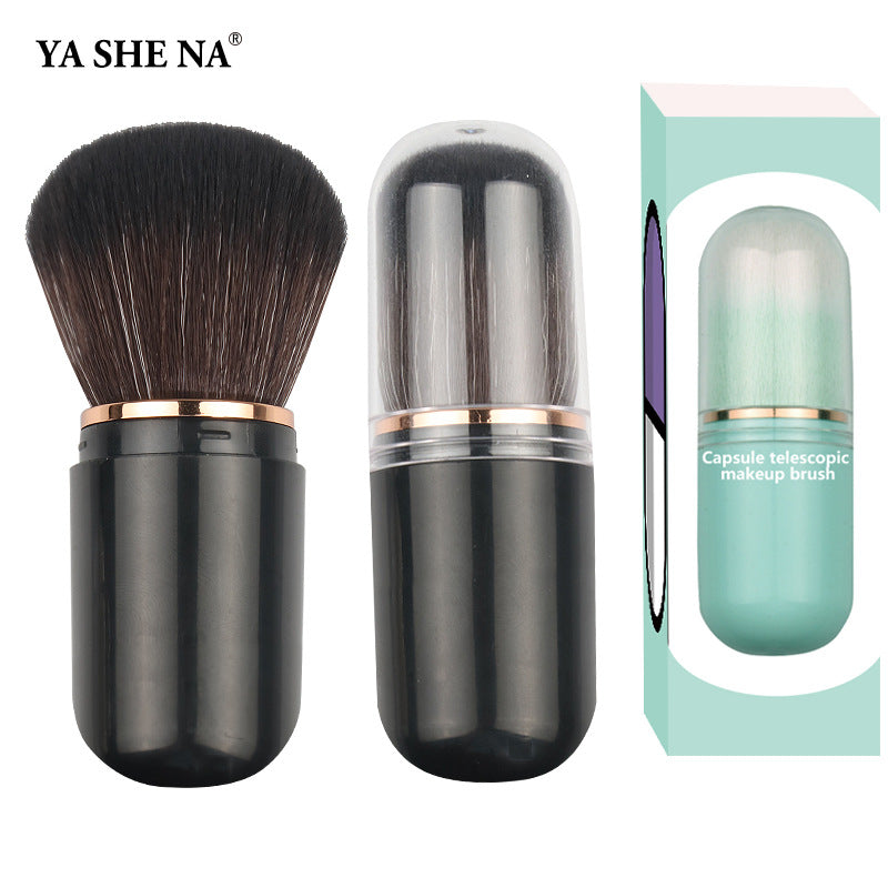 Yasna Retractable Cosmetic Brush Portable Capsule Makeup Brushes Accessories