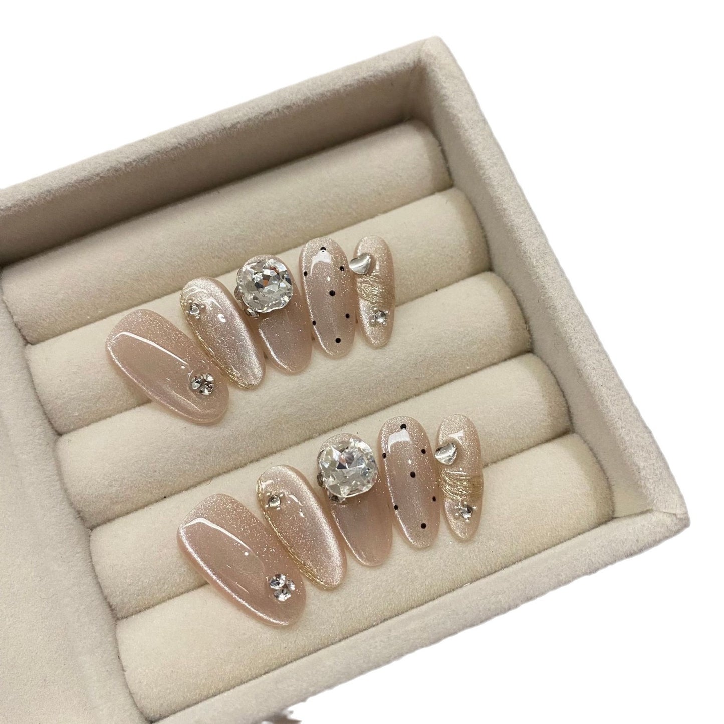 Dot Cat's Pure Desire Gentle Nude Nail Stickers