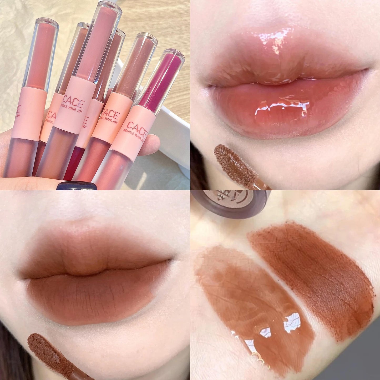 Mirror Water Light Glass Party Matte Lip Glosses