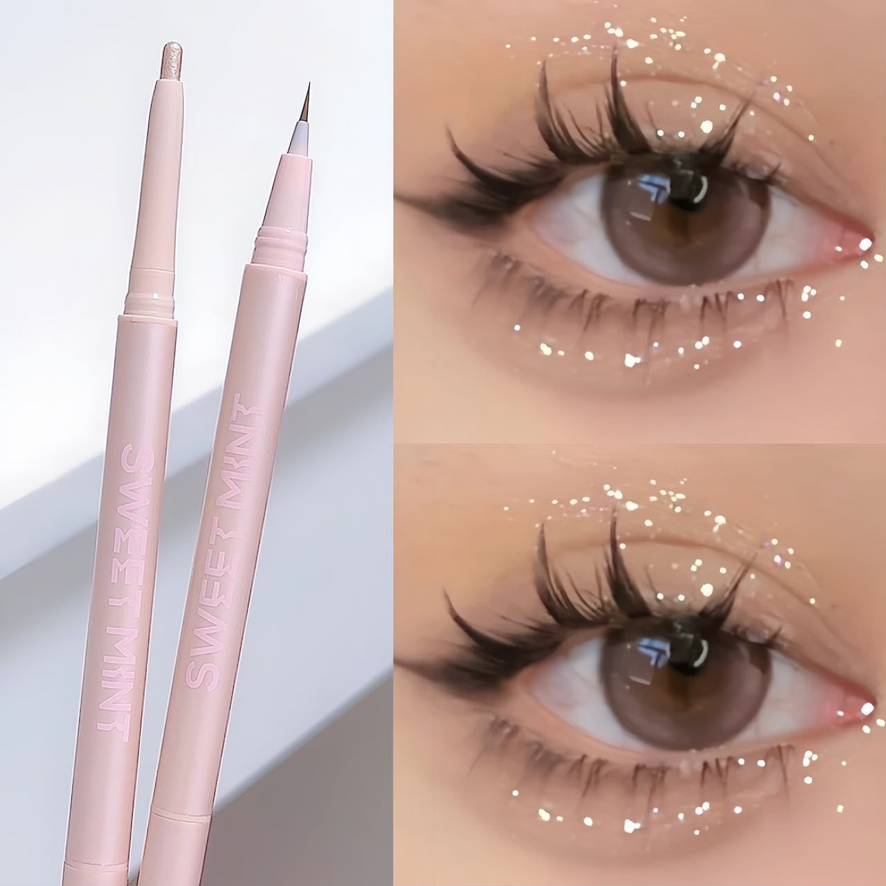 Double-headed Shadow Pen Matte Highlight Brightening Outline Down Eyeliner