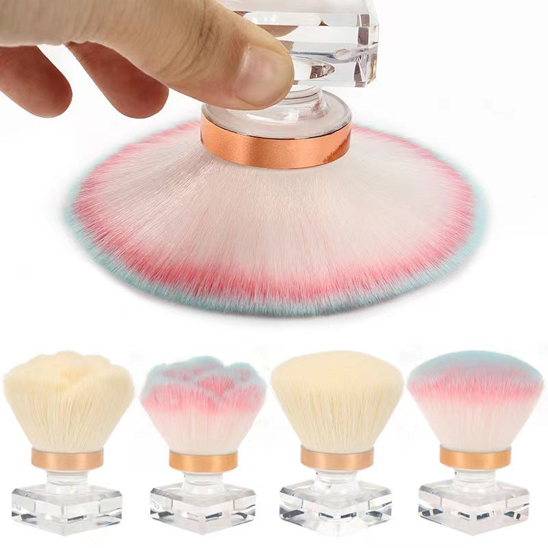 Rose Type Powder Brush Single Blush Nail Tool Set