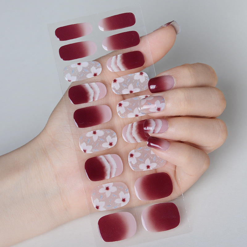 Source Summer Gel Paper Uv Blush Nail Stickers