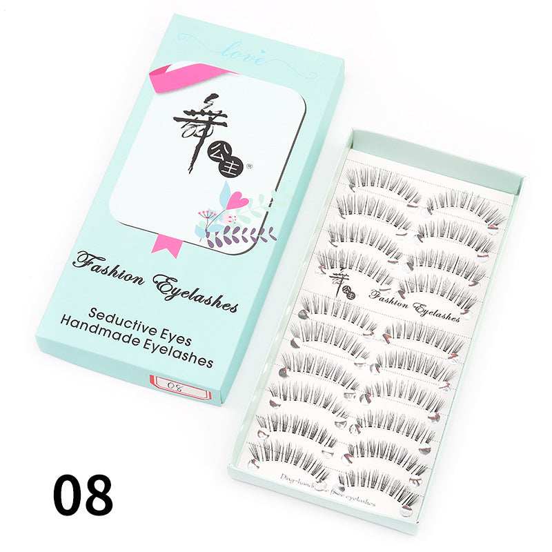 Cils de princesse de danse pour femmes, affûtage des cils, faux cils naturels