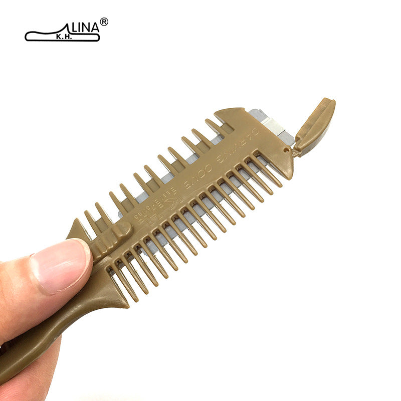 Household Haircut Two-sided Knife Cutting Shaver Hair Brushes & Combs