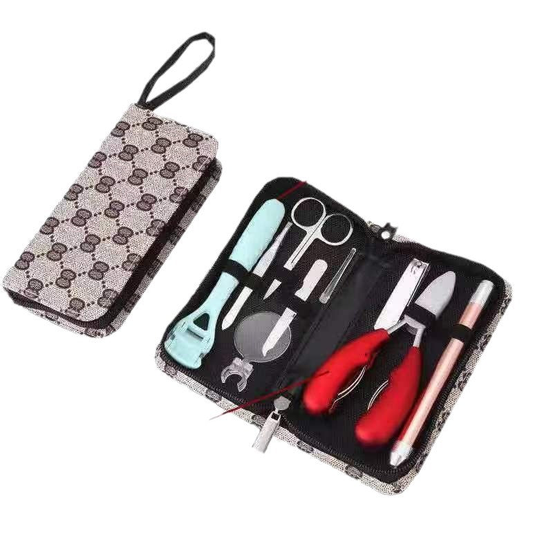 Beauty Scissors Clippers Full Implement Treatment Nail Tool Set