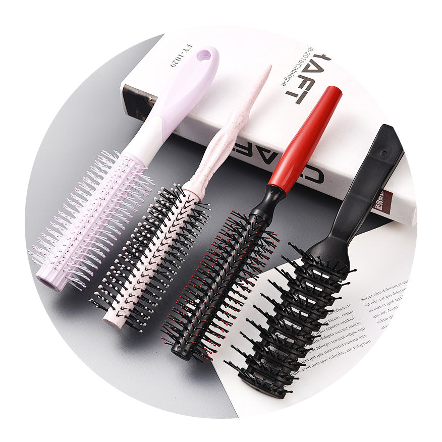 Pour briser les permanentes Brosse ronde Lisse Coiffure Brosses et peignes pour cheveux