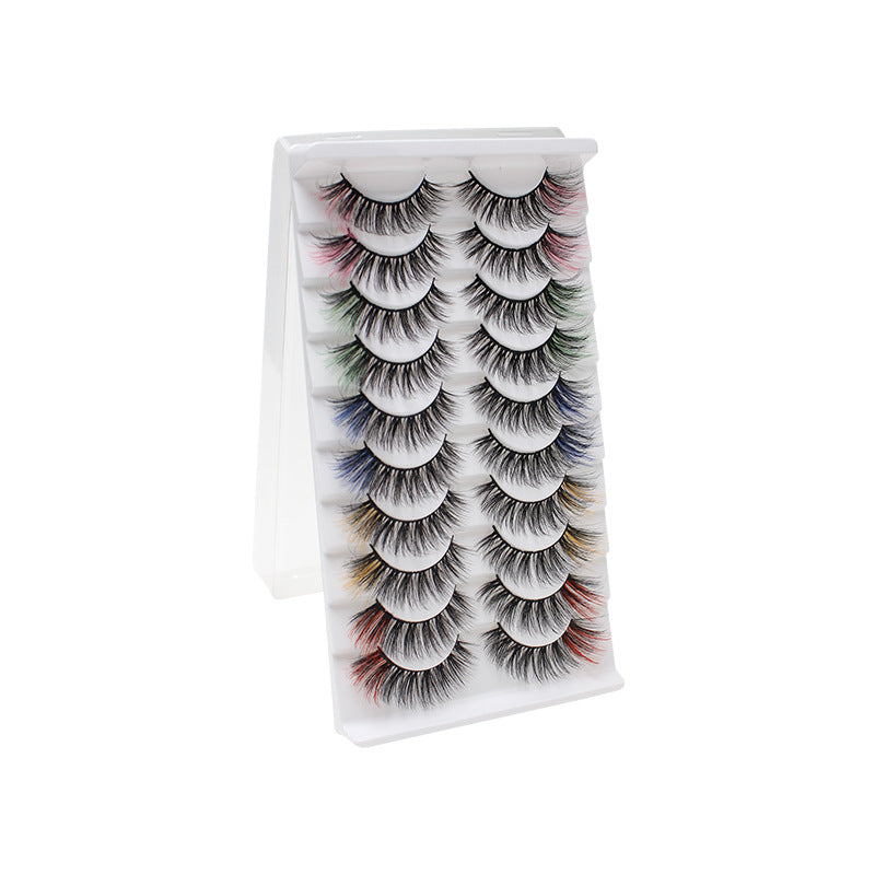 For Beginners With Colorful Eyelashes Suit False Lashes