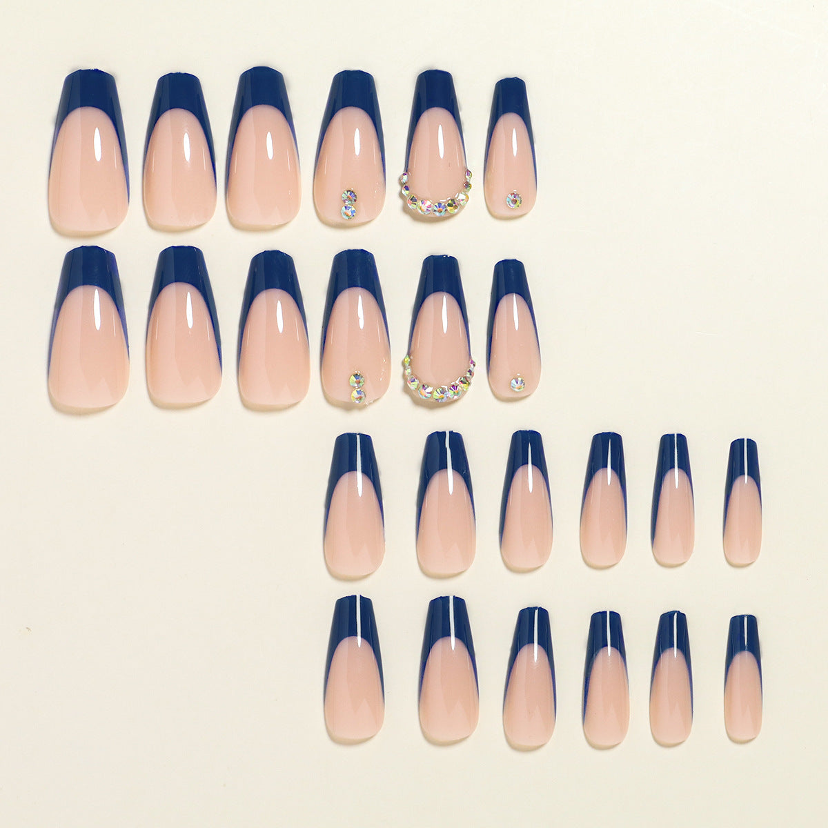 Conseils Portez un Nail Art Ballet Bleu Moyen Français