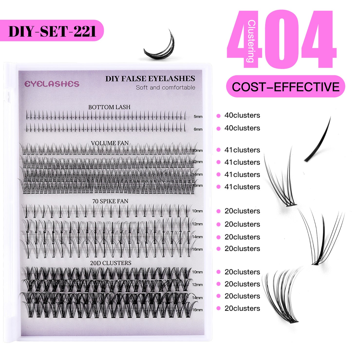 Capacity Eyelashes Lower Little Devil Single False Lashes