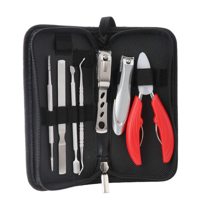 Nose Plier Suit Dead Skin Clipper Groove Scissors Nail Tool Set