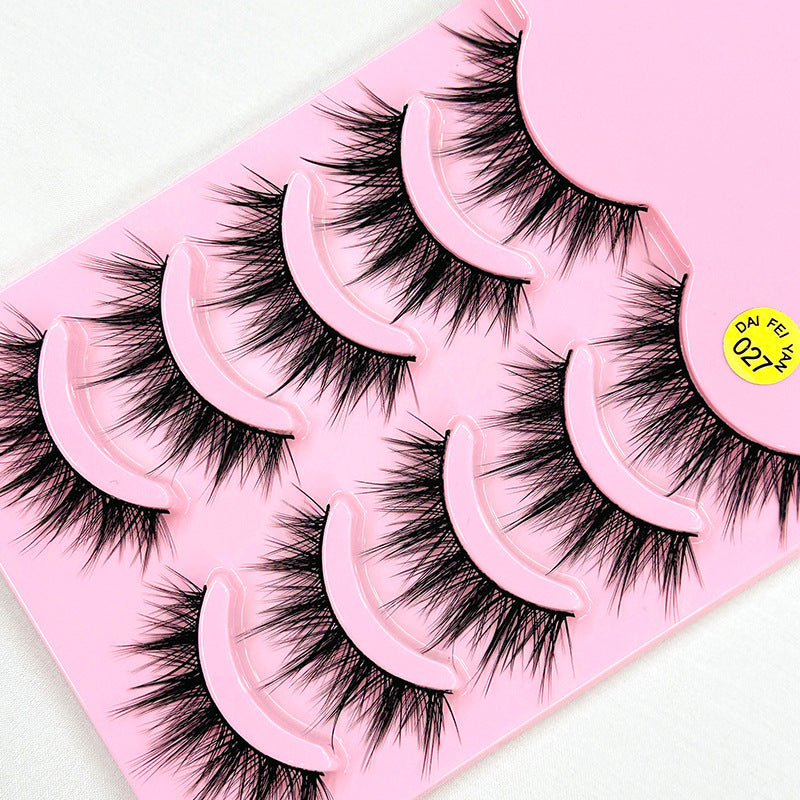 Stage Wear Eyelashes Thickening Lengthen Cross False Lashes