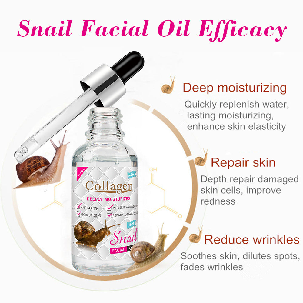 Snail Bone Collagen Massage Oil Facial Face Care