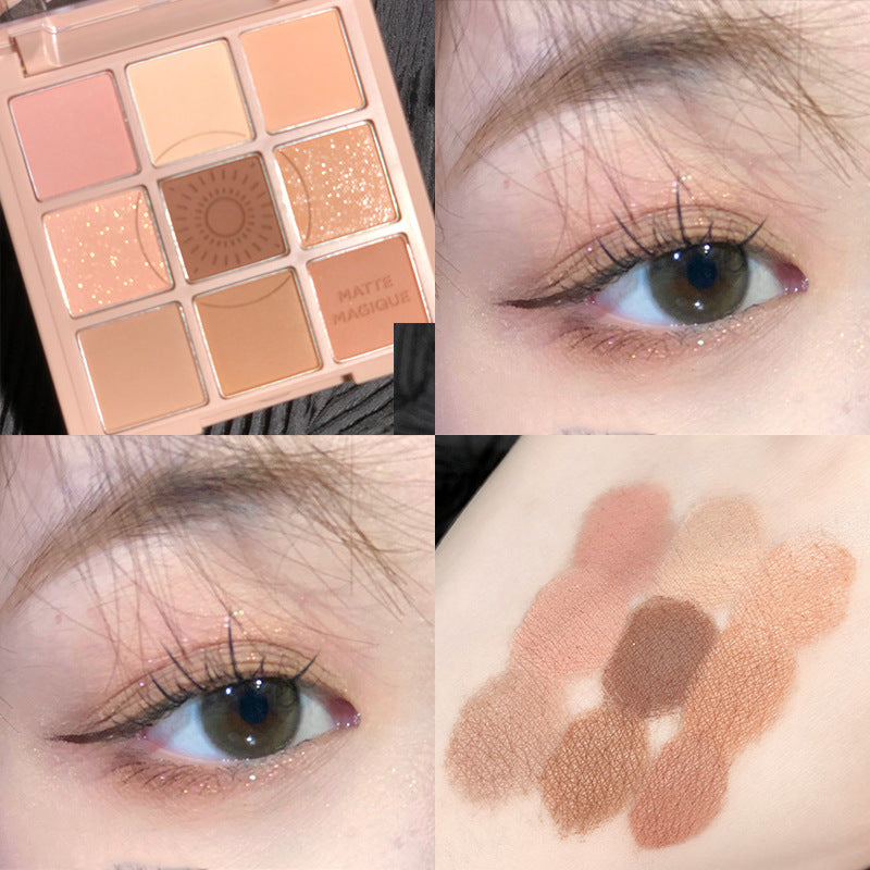 Plate Matte Shimmer Summer Milk Tea Eyeshadow