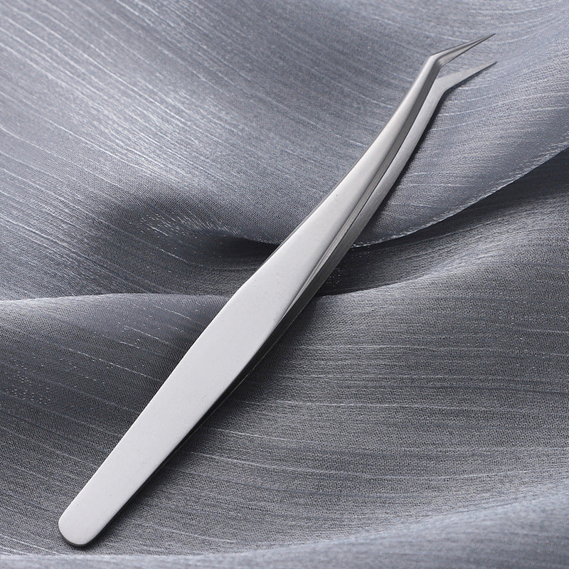 Eyelash Tweezers Sandblasting Tweezer Artist Flowering False Lashes