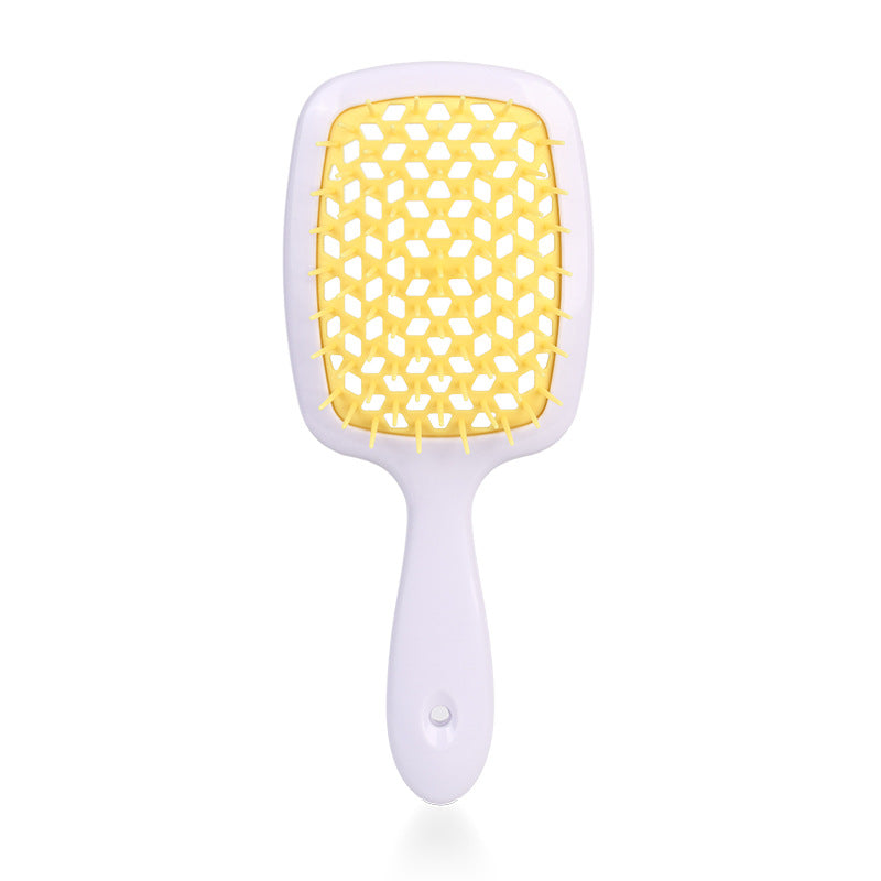 Brosses et peignes de massage en nid d'abeille pour cheveux secs et humides