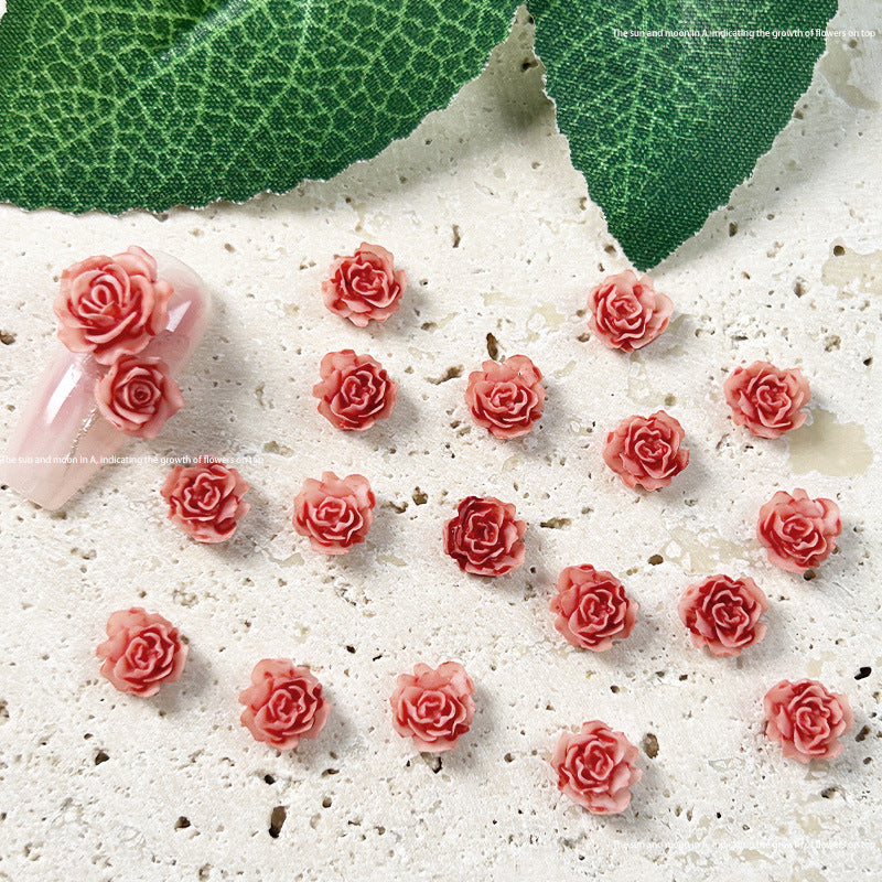 Ornament Material Package Rose Camellia Manicures Nail Care Nail Art