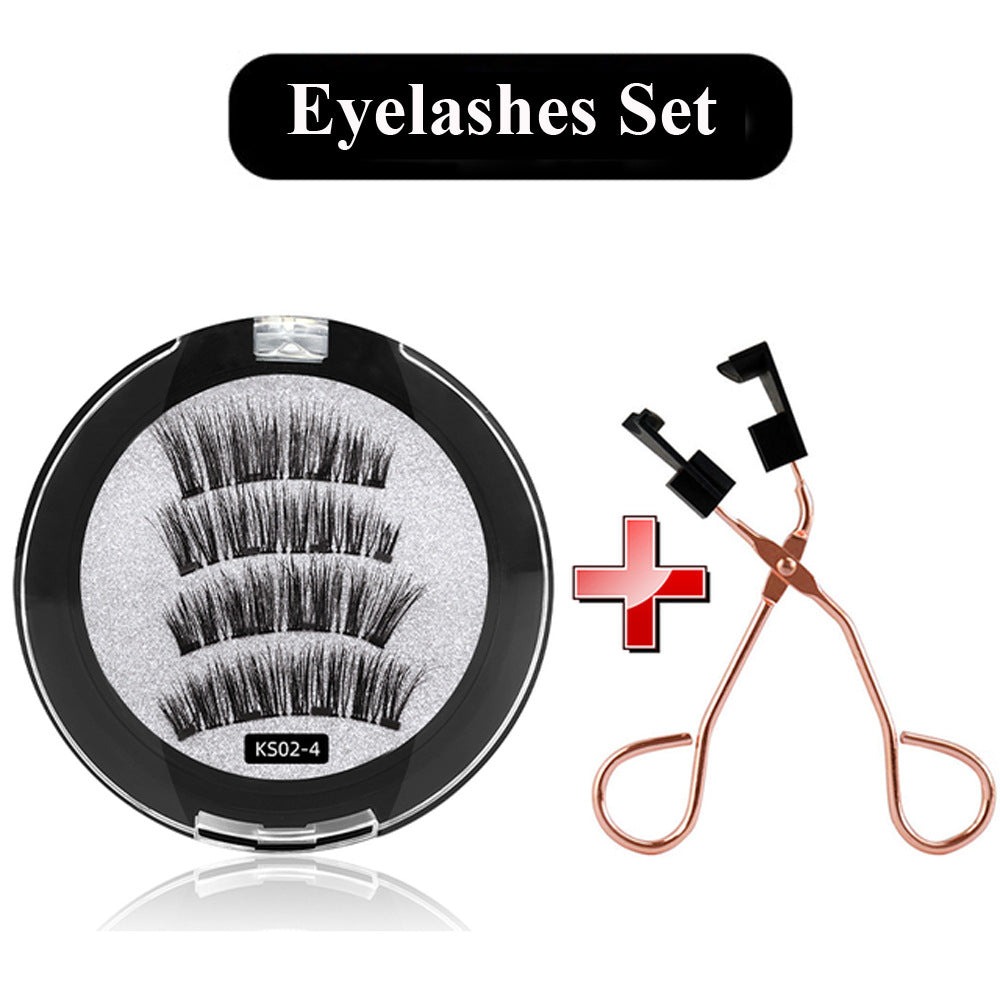 Magnetic Eyelashes Magnet Package Imported Fiber False Lashes