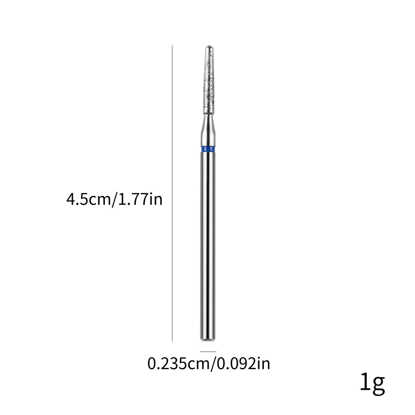 Ensemble d'outils pour ongles en diamant exfoliant russe avec tête de meulage en carbure de silicium