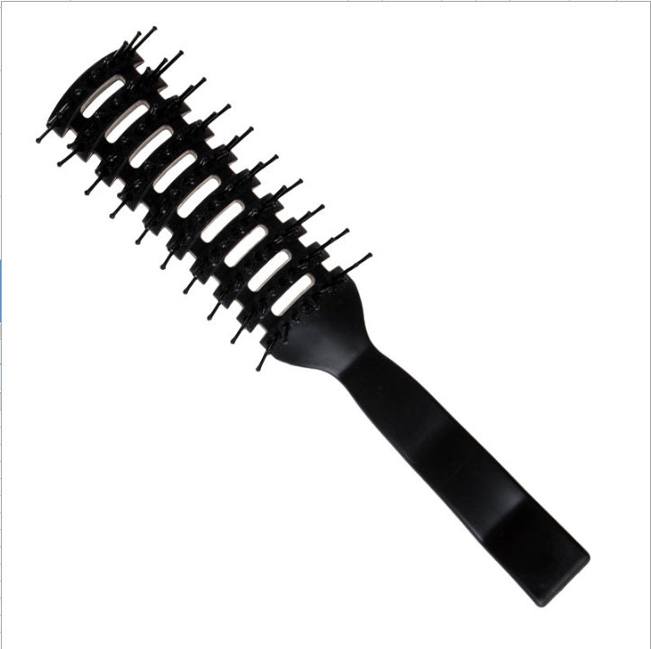 Large Ribs Curling Back Head Fluffy Hair Brushes & Combs