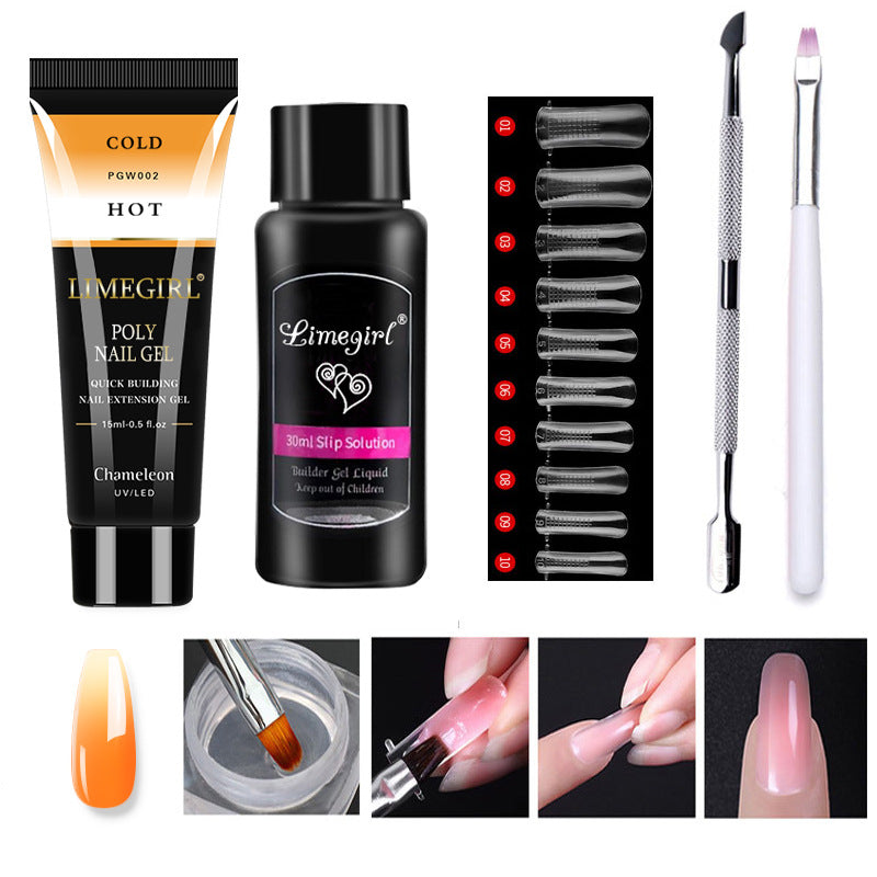 Of Beauty Crystal Extended Glue Suit Nail Tool Set