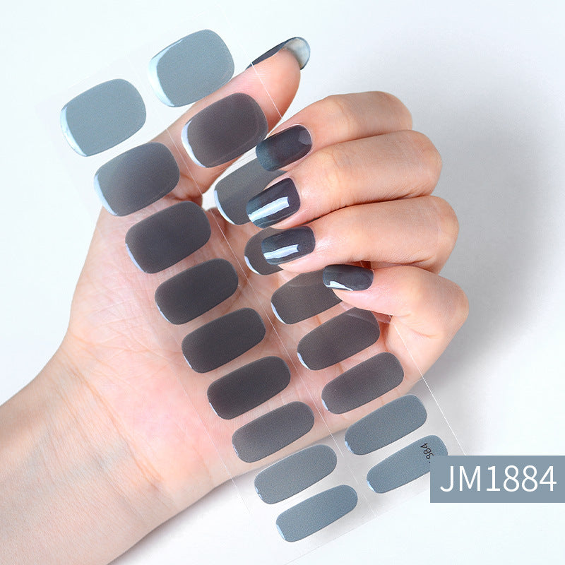 Ice Gel Waterproof Durable Uv Beauty Nail Stickers