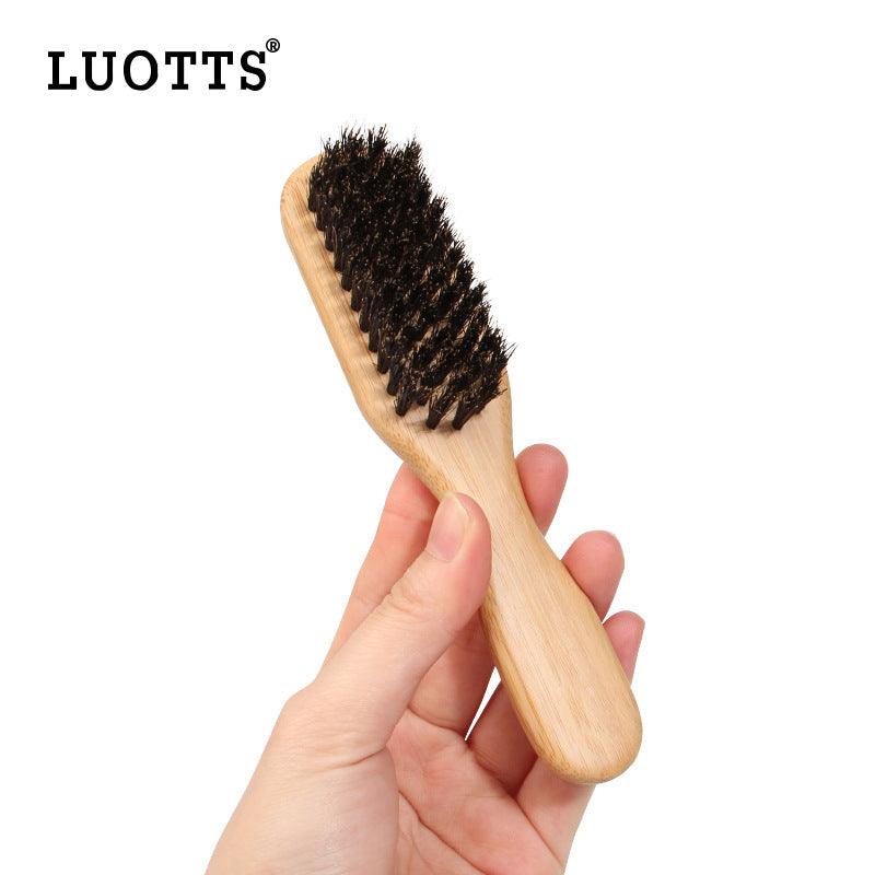 Brosse à cheveux et peignes pour hommes avec manche en bambou et huile d'ours