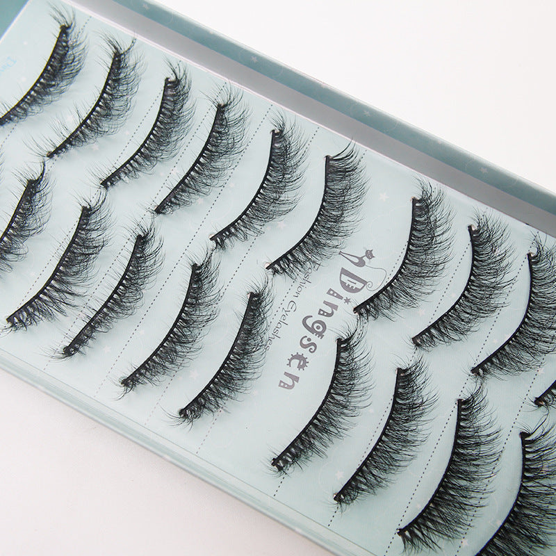 Eyelashes For Three-dimensional Eyelash Natural Thick False Lashes