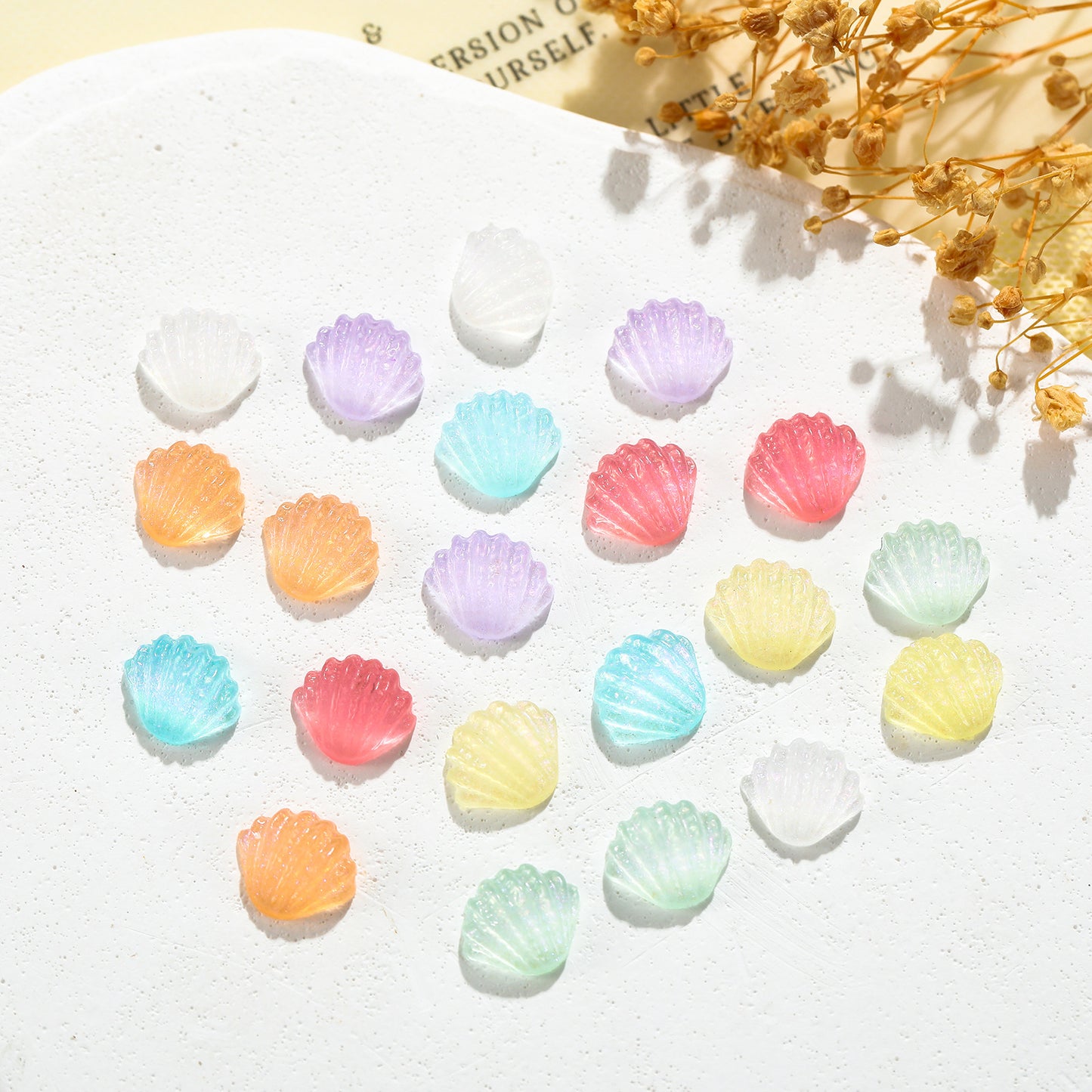 Shell Ornament Summer Beach Ocean Wind Ice Luminous Nail Care Nail Art