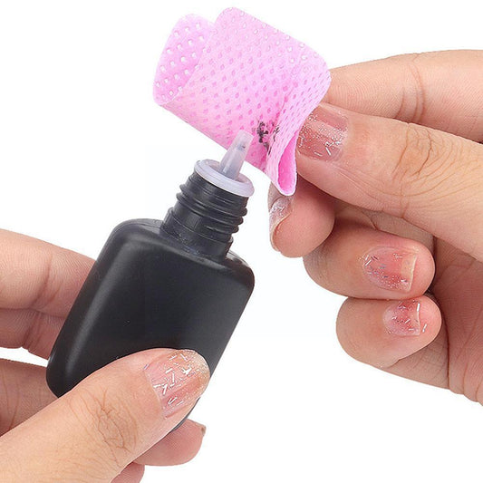 Lash Glue Clean Cotton Sheet Bottle Mouth Cleaning False Lashes