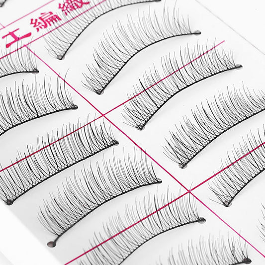 Eyelashes Natural Cross Nude Ordinary Quality False Lashes