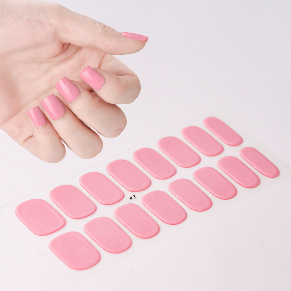 Gel Uv Beauty Full Paste Waterproof Nail Stickers