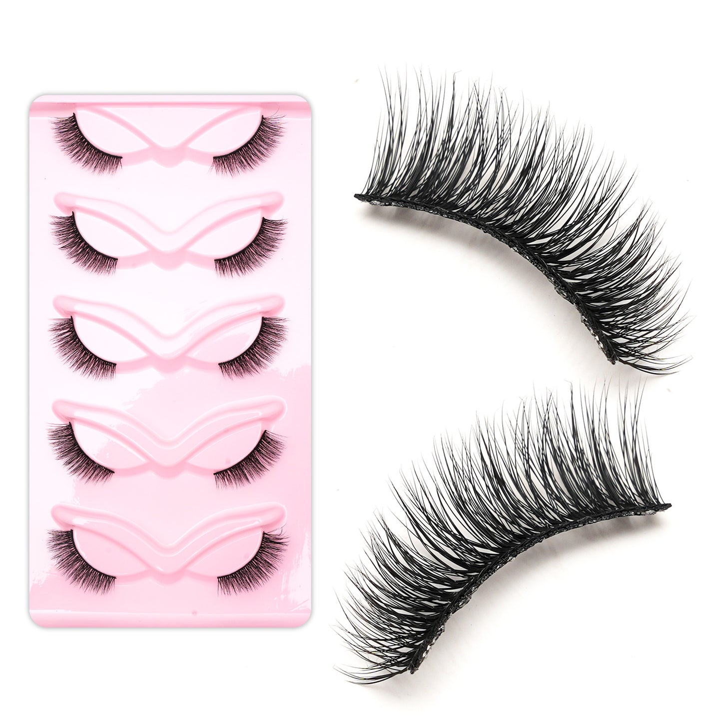 Fox Oblique Eyelashes Fluffy Thick Curl False Lashes