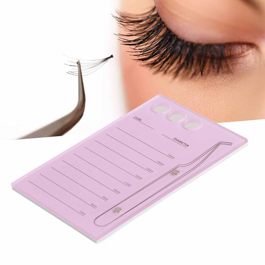 Acrylic Magnetic Suction Eyelash Plate Taking Dip Glue Makeup Accessories