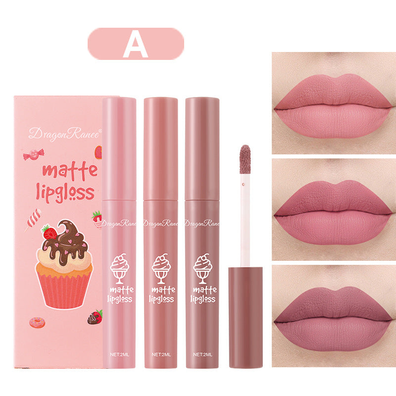 Coffrets de crème glacée Veet Matte Gloss Gloss pour femmes