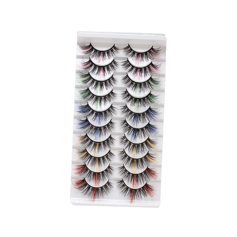 For Beginners With Colorful Eyelashes Suit False Lashes