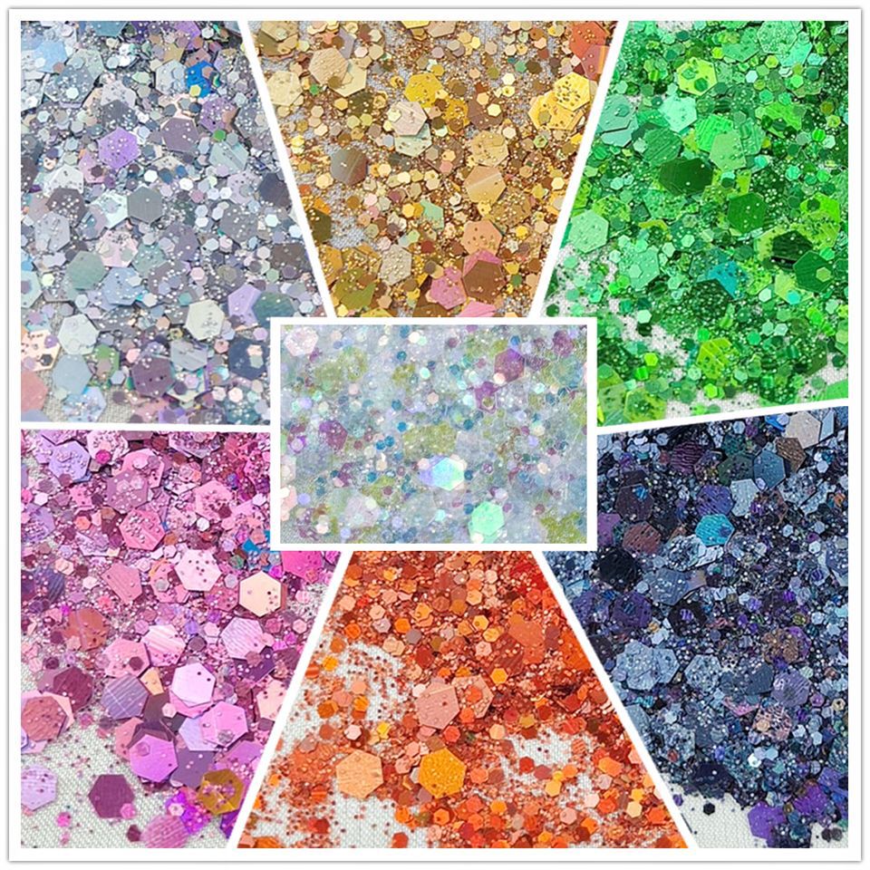 Laser Sequins Mixed Glitter Large Creative Nail Care Nail Art