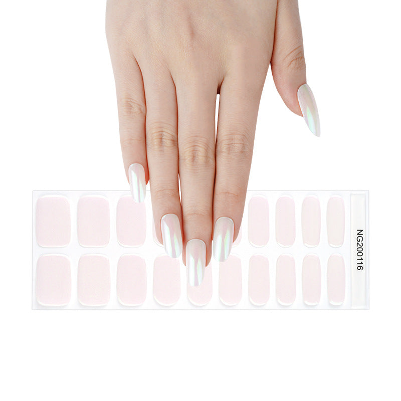 Gel Finger Therapy Light Uv Half Nail Stickers