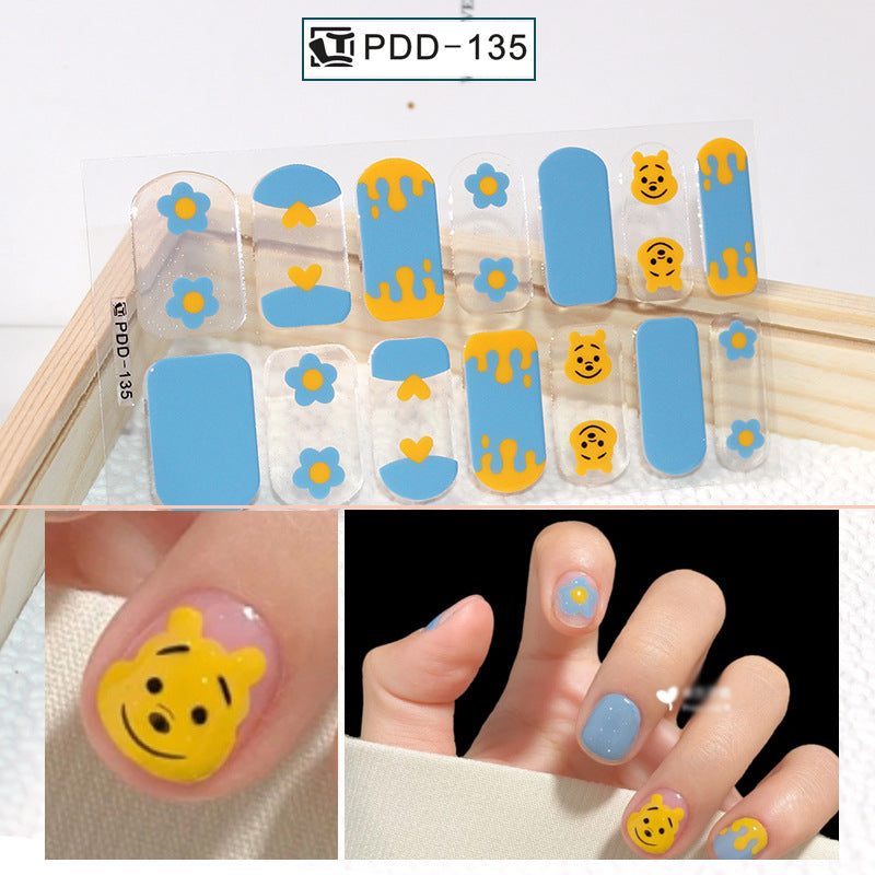 Love Waterproof Durable Applique Finished Patch Nail Art