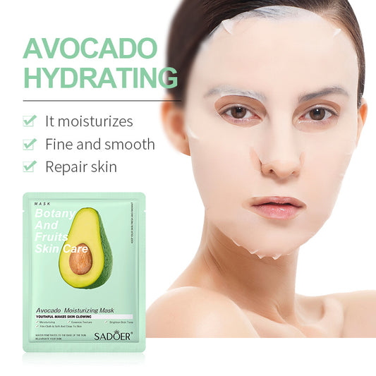 Masque aux fruits anglais Avocat Rose Soin hydratant pour le visage