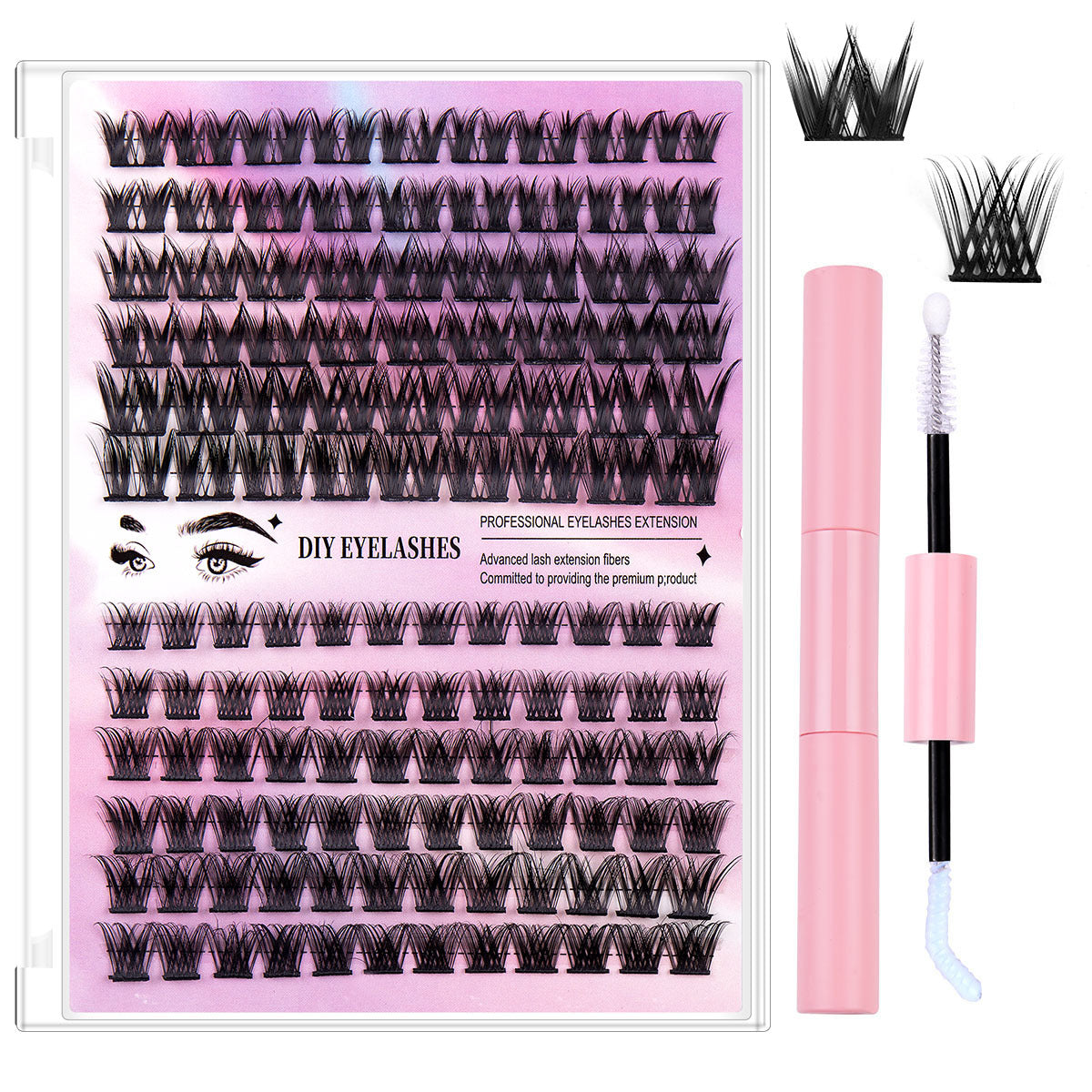 Eyelash Sets Of Boxes Natural Thick Volume Individual False Lashes