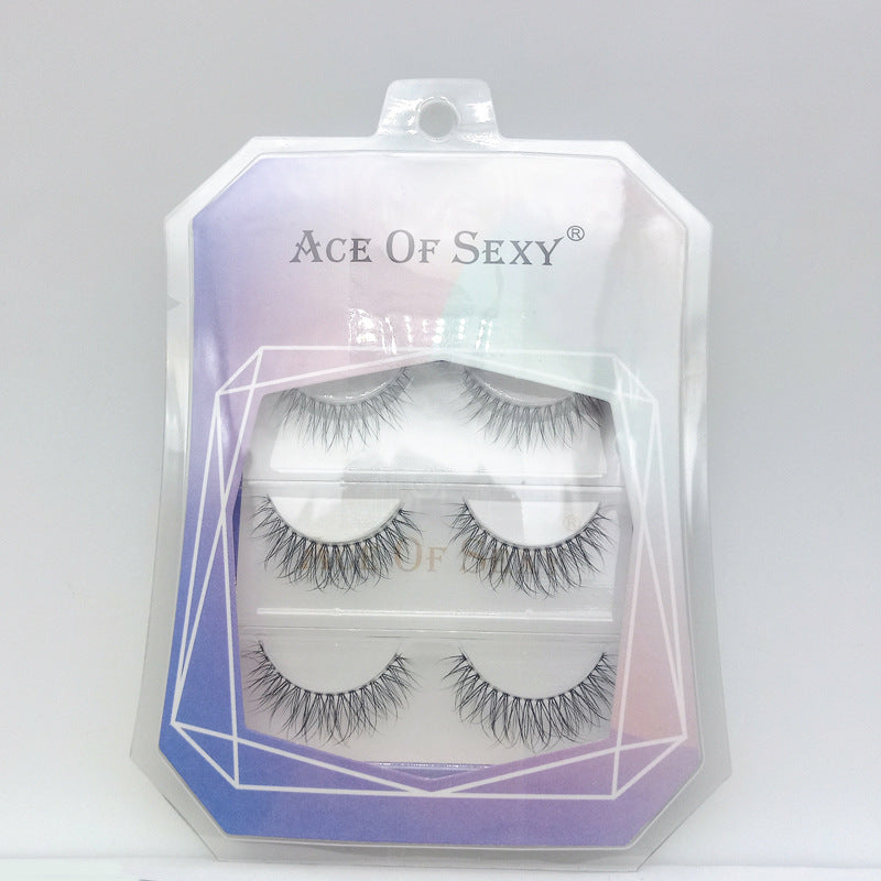 Natural Curling Woven Light Fine Stem False Lashes