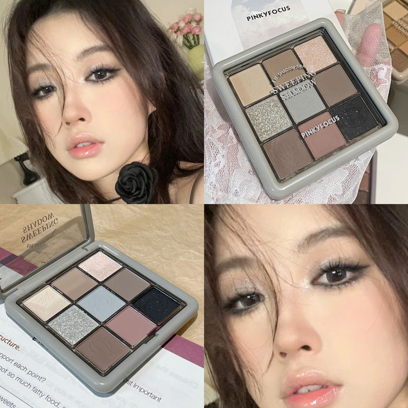 Pearlescent Earth Color Matte Highlight Repair Palette Eyeshadow