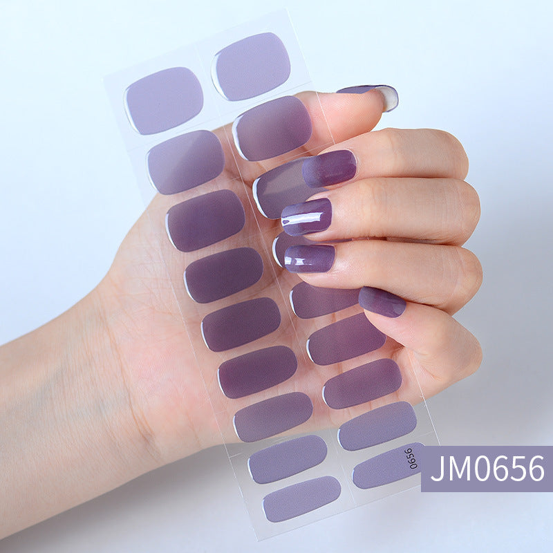 Ice Gel Waterproof Durable Uv Beauty Nail Stickers