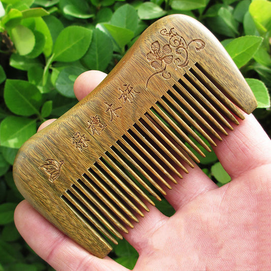 Brosses à cheveux et peignes de massage en bois à dents fines et larges