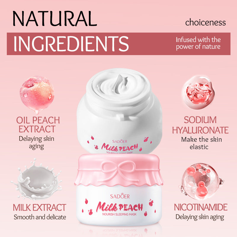 Masque aux fruits anglais complet Lait Soin nourrissant pour le visage