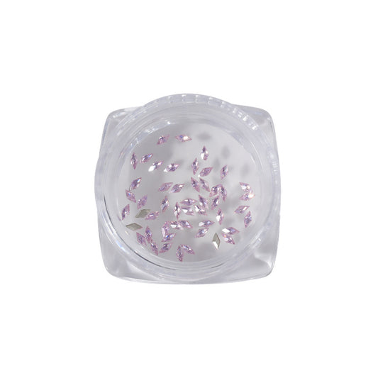 Chanfreinage du bord plat Zircon Ornement Couture Soins des ongles Nail Art