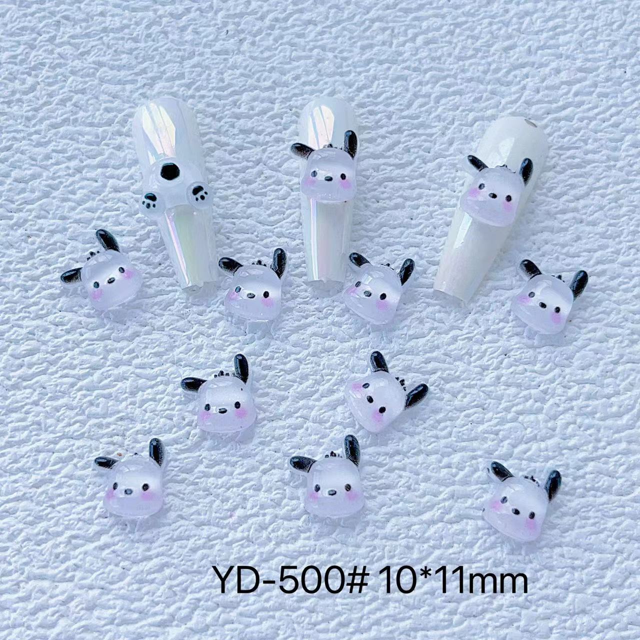 Cartoon Ornament Resin Icy Pacha Dog Nail Care Nail Art