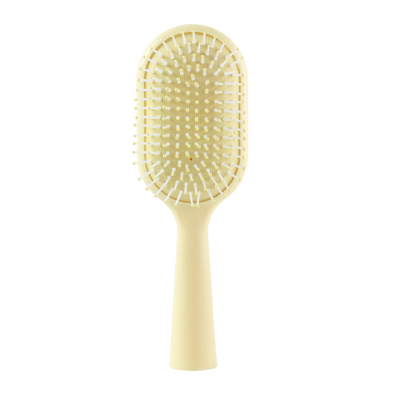 Brosses et peignes à cheveux bouclés longs à coussin d'air pour femmes en forme de macaron mignon