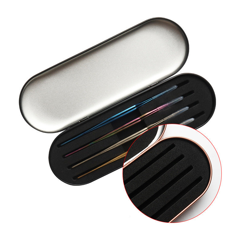 Grafting Eyelash Tweezers Storage Box Kit Makeup Accessories