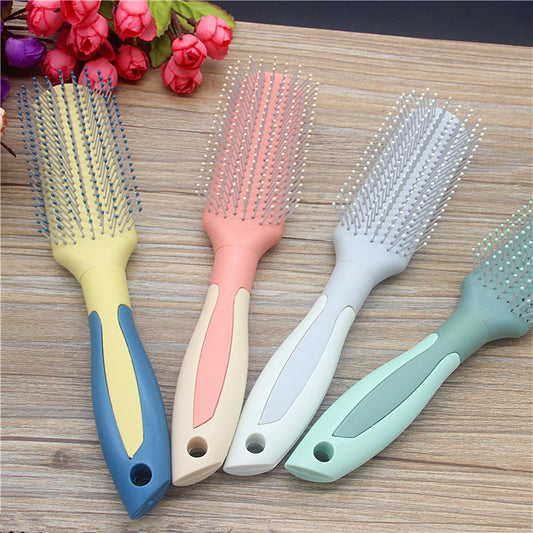 Brosses et peignes à cheveux à rouleaux avec manche de brosse à friser et à masser